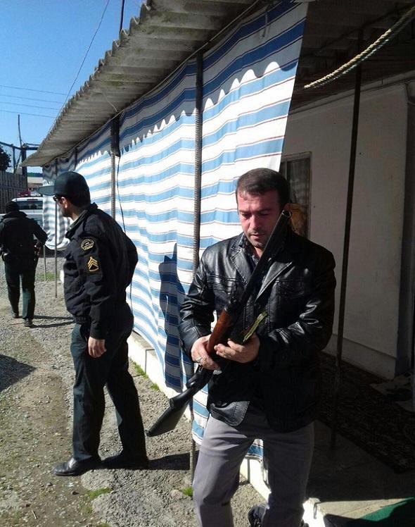 تصاویر : لحظه دستگیری «شاه مازندران»
