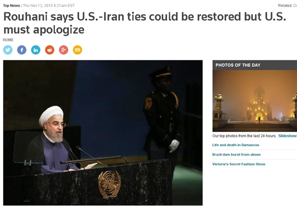 روحانی: روابط ایران و آمریکا می‌تواند عادی شود/ واشنگتن باید عذرخواهی کند