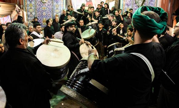 تصاویر : فرهنگ عزاداری عربهای مقیم تهران