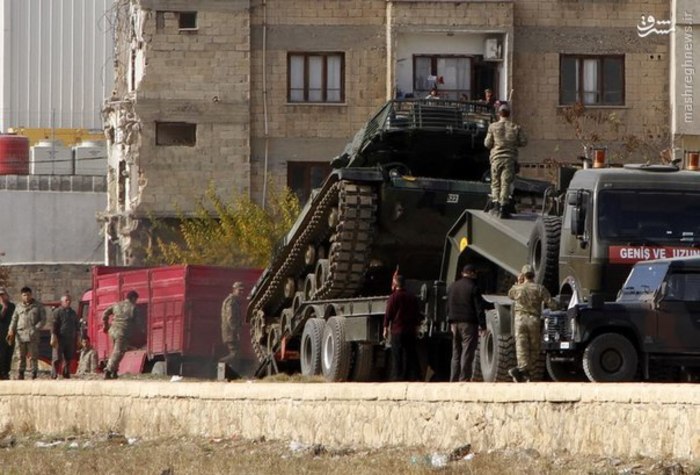 تصاویر: اردوغان تانک‌های ام 60 را به مرز سوریه فرستاد