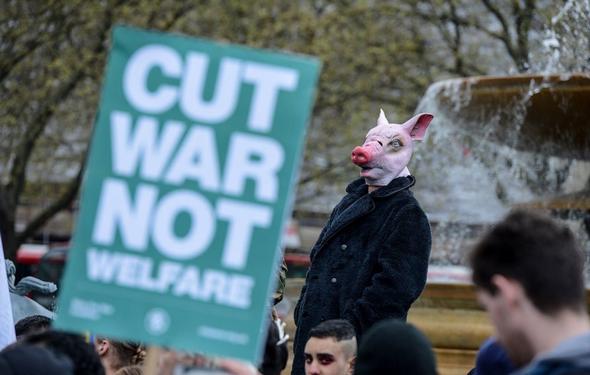 تصاویر : تظاهرات ضد دولتی در انگلیس‎