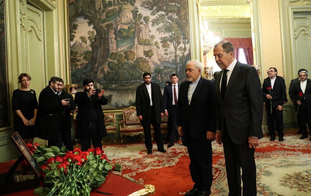 تصاویر : ادای احترام ظریف به سفیر جانباخته روسیه