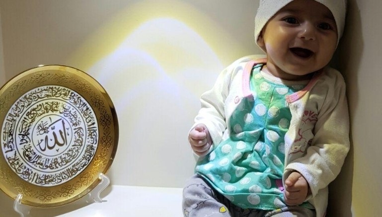 تصاویر/بازماندن دختر بیمار ۴ ماهه ایرانی از عمل جراحی قلب در آمریکا