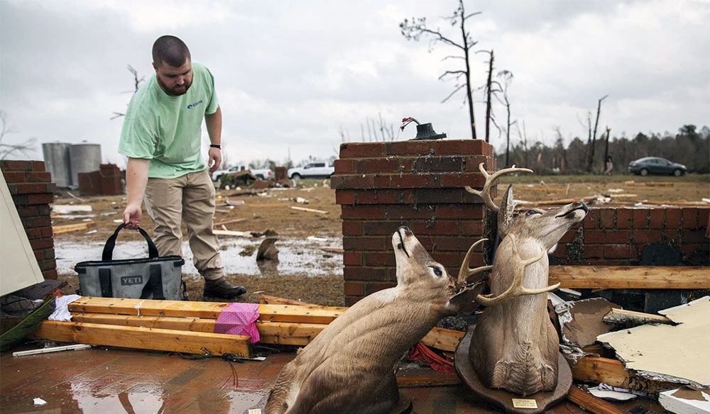تصاویر : خسارات ناشی از طوفان در جورجیای آمریکا