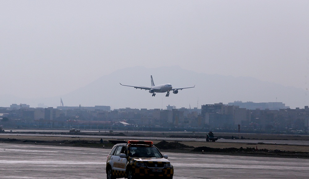 تصاویر : ورود اولین ايرباس 330 به فرودگاه مهرآباد