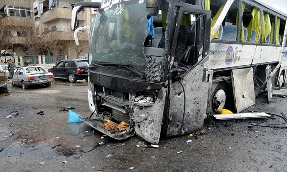 تصاویر : انفجارهای تروریستی در دمشق‎