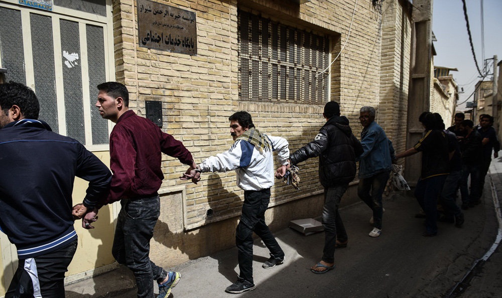 تصاویر : جمع آوری معتادان متجاهر در شیراز