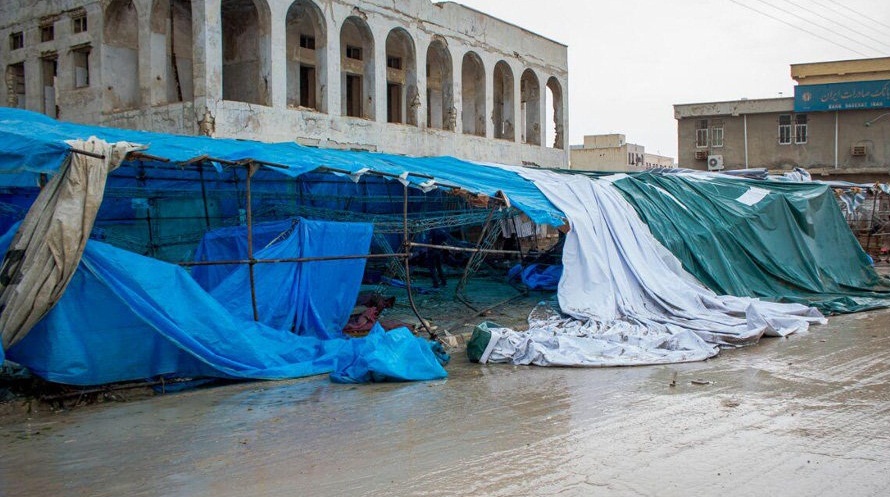 تصاویر : طغیان دریا در جنوب استان بوشهر
