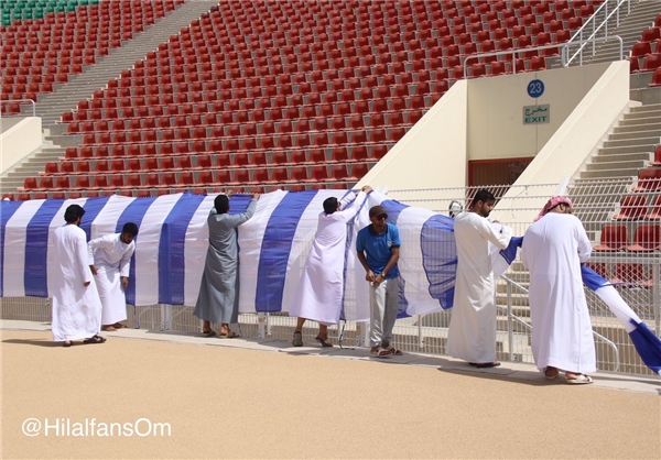 عکس/سنگ تمام عمانی‌ها برای الهلال مقابل پرسپولیس