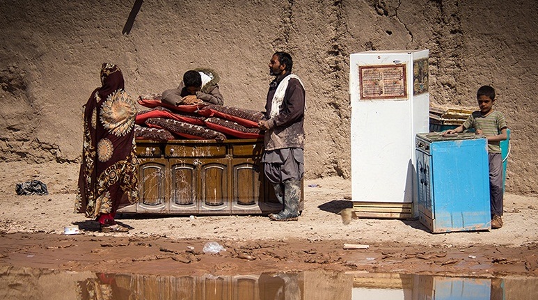 تصاویر : خسارت های سیل در کرمان