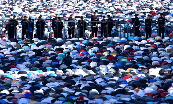 تصاویر : نماز عید فطر در مسکو