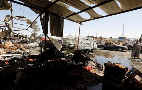 تصاویر : انفجار تروریستی در بغداد‎
