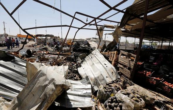تصاویر : انفجار تروریستی در بغداد‎