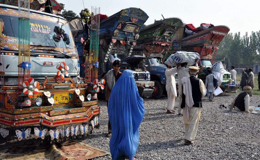 تصاویر : بازگشت آوارگان افغان از پاکستان