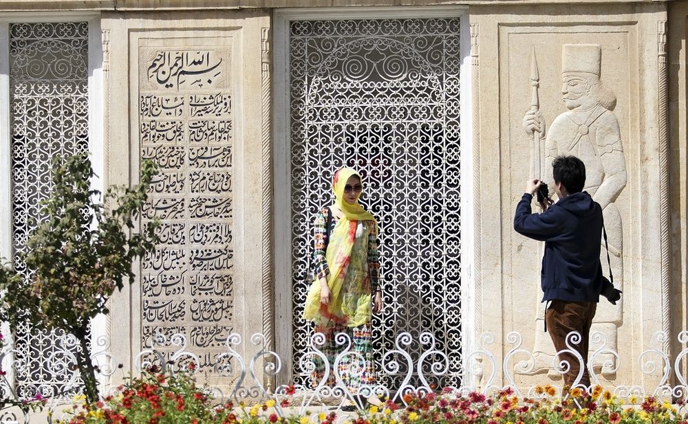 تصاویر : گردشگران خارجی در شیراز