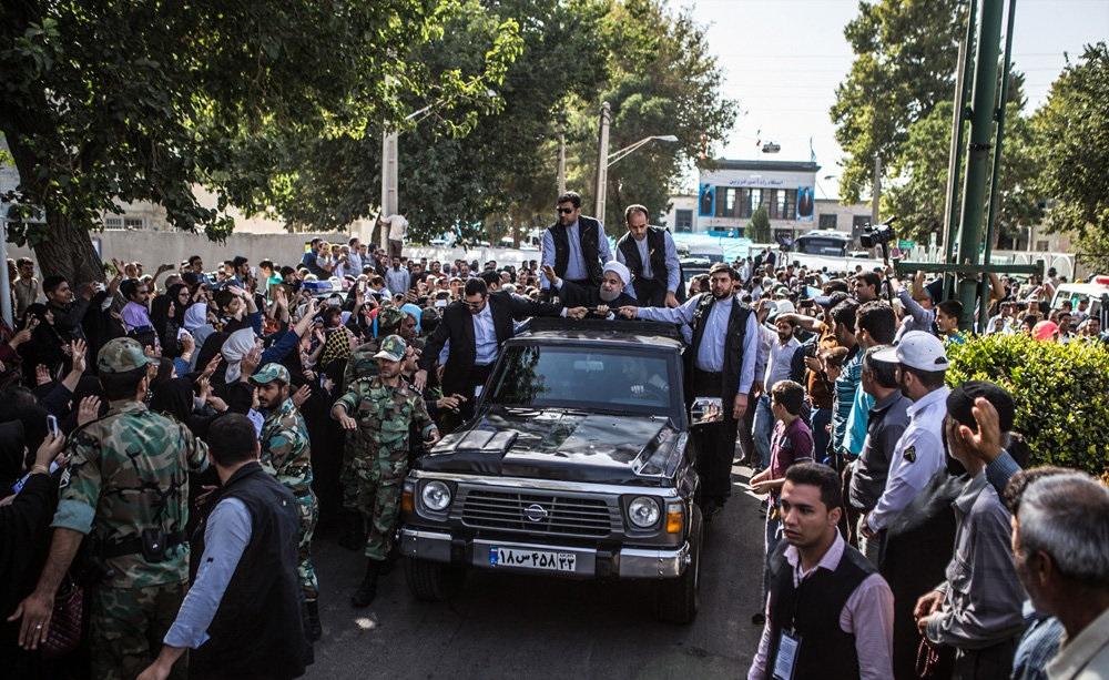 تصاویر : سفر رئیس جمهور به قزوین