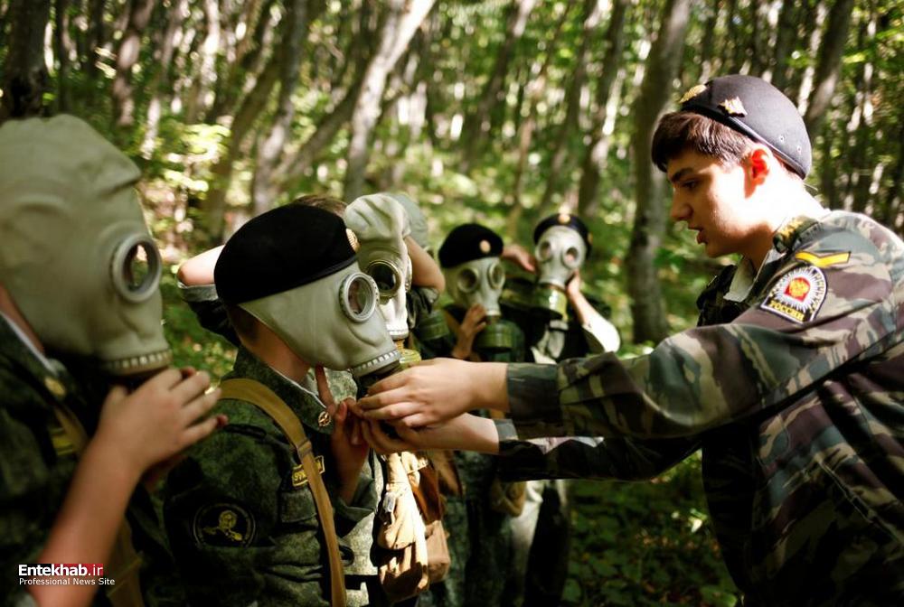 تصاویر : آموزش نظامی به کودکان روسی