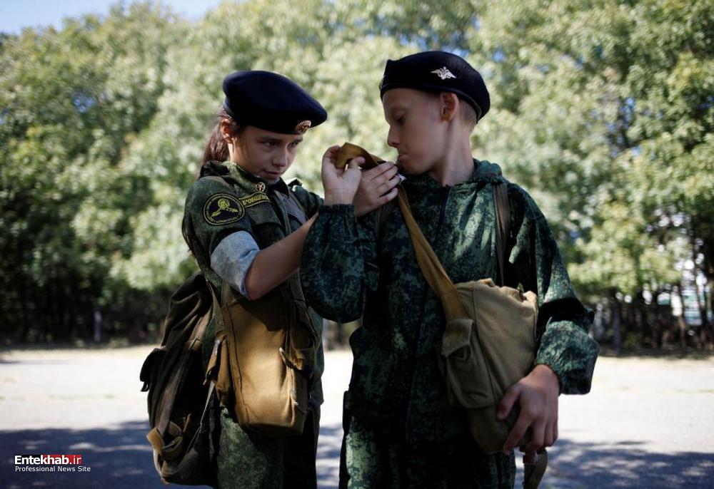 تصاویر : آموزش نظامی به کودکان روسی