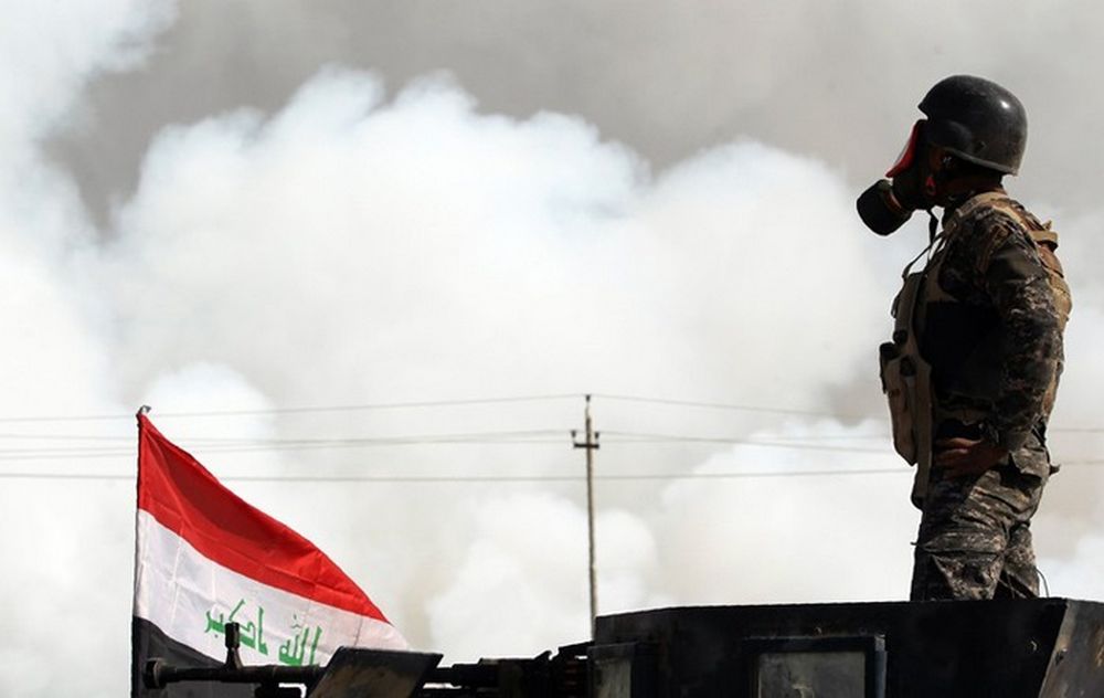 تصاویر : حربه داعش در موصل با انتشار گاز سمی