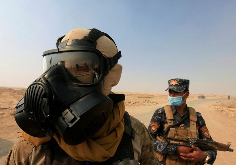 تصاویر : حربه داعش در موصل با انتشار گاز سمی