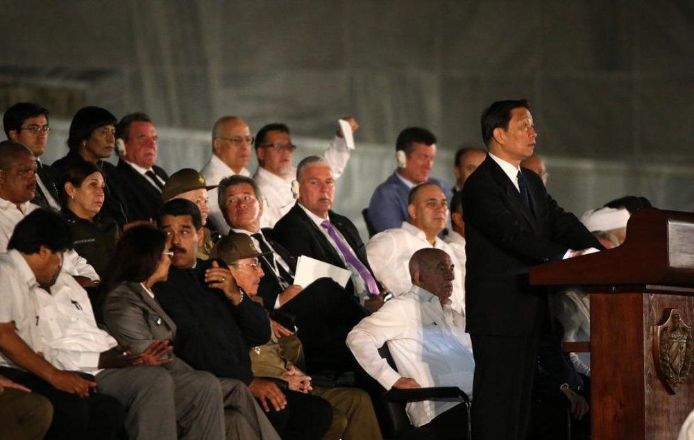 تصاویر : رهبران جهان در مراسم یادبود کاسترو‎