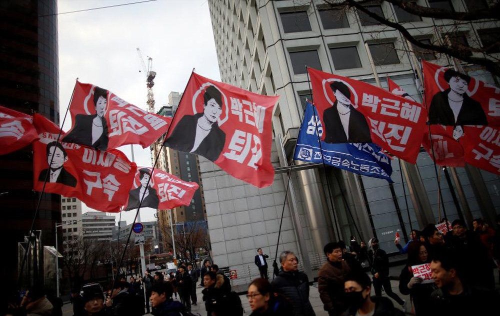 تصاویر : ادامه تظاهرات علیه رئیس جمهور کره