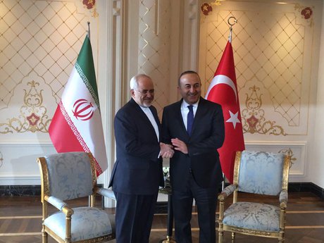 وزیر خارجه ترکیه با ظریف دیدار کرد