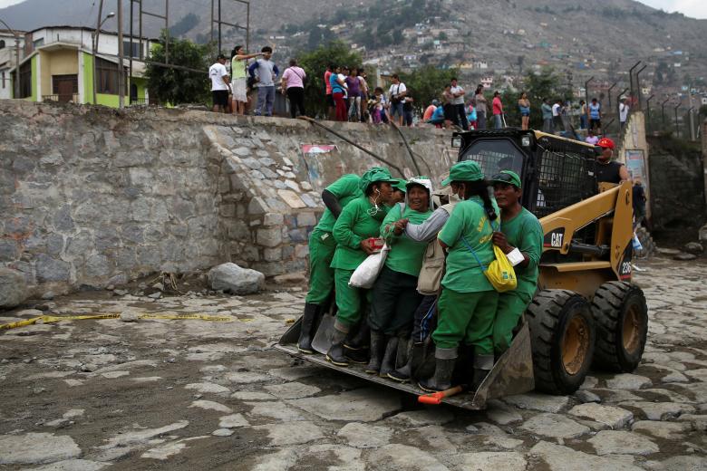 تصاویر : سیل و رانش زمین در پرو