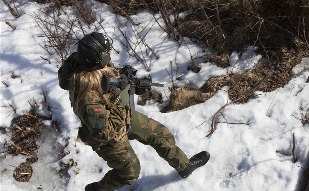 تصاویر : نیروهای ویژه زن در ارتش نروژ