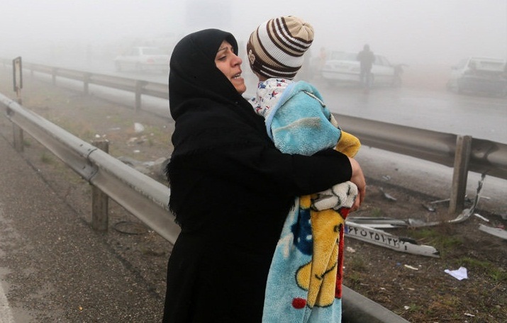 تصاویر : تصادف و ترافیک شدید در محور مشهد به تربت حیدریه