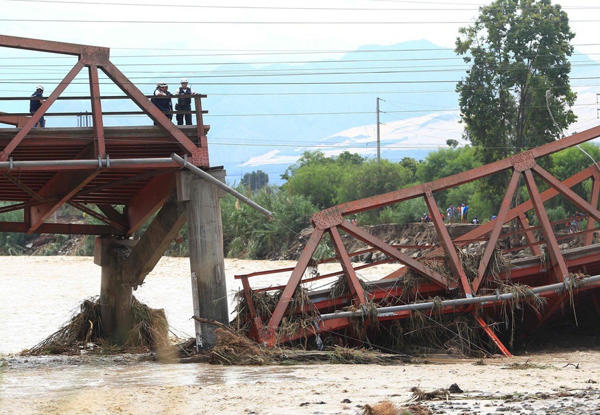 تصاویر : خسارات سیل ویرانگر در پرو‎