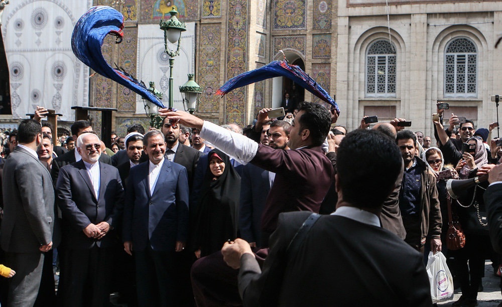 تصاویر : جشن جهانی نوروز با حضور ظریف