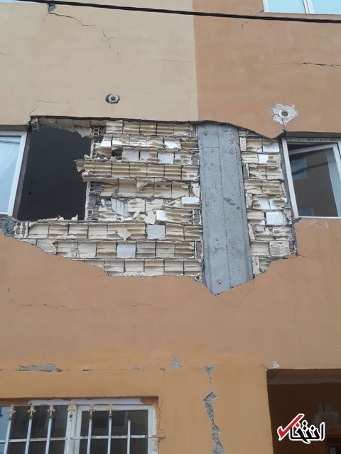 مسکن مهر در زلزله تهران هم «ترک» برداشت +عکس