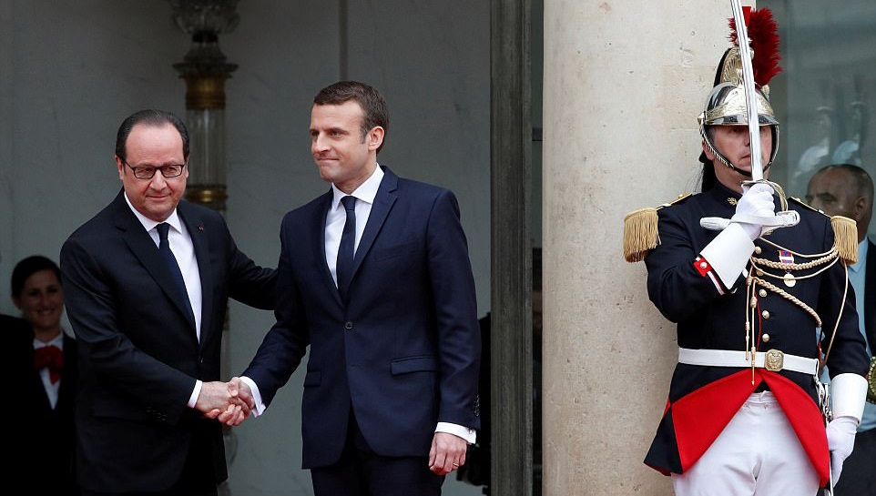 تصاویر : مراسم تحلیف رئیس‌جمهور فرانسه
