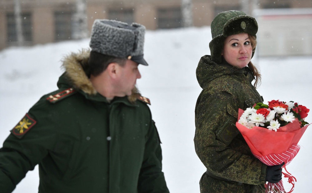 تصاویر : زنان در ارتش روسیه‎