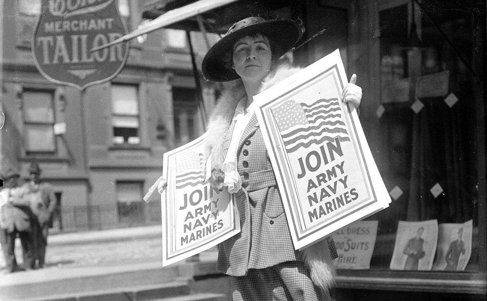 تصاویر : زنان شاغل آمریکایی در یک قرن قبل‎