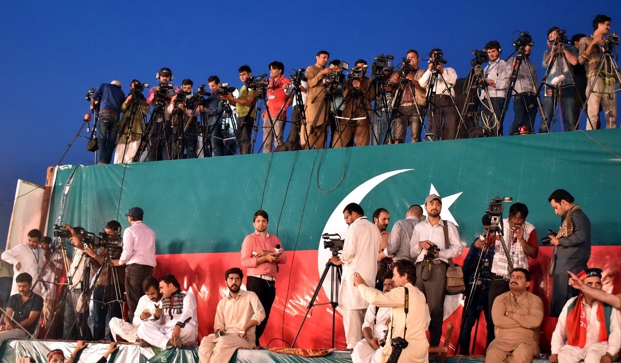 تصاویر : تجمع هزاران نفری مخالفان دولت پاکستان در اسلام آباد