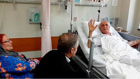 داریوش اسدزاده در بیمارستان بستری شد/عکس