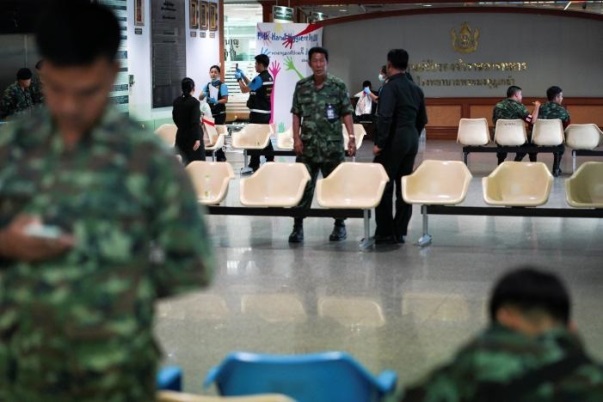 تصاویر : انفجار بمب در یک بیمارستان بانکوک