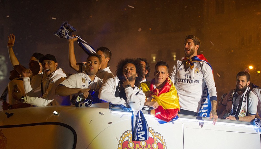 تصاویر : جشن قهرمانی رئال مادرید