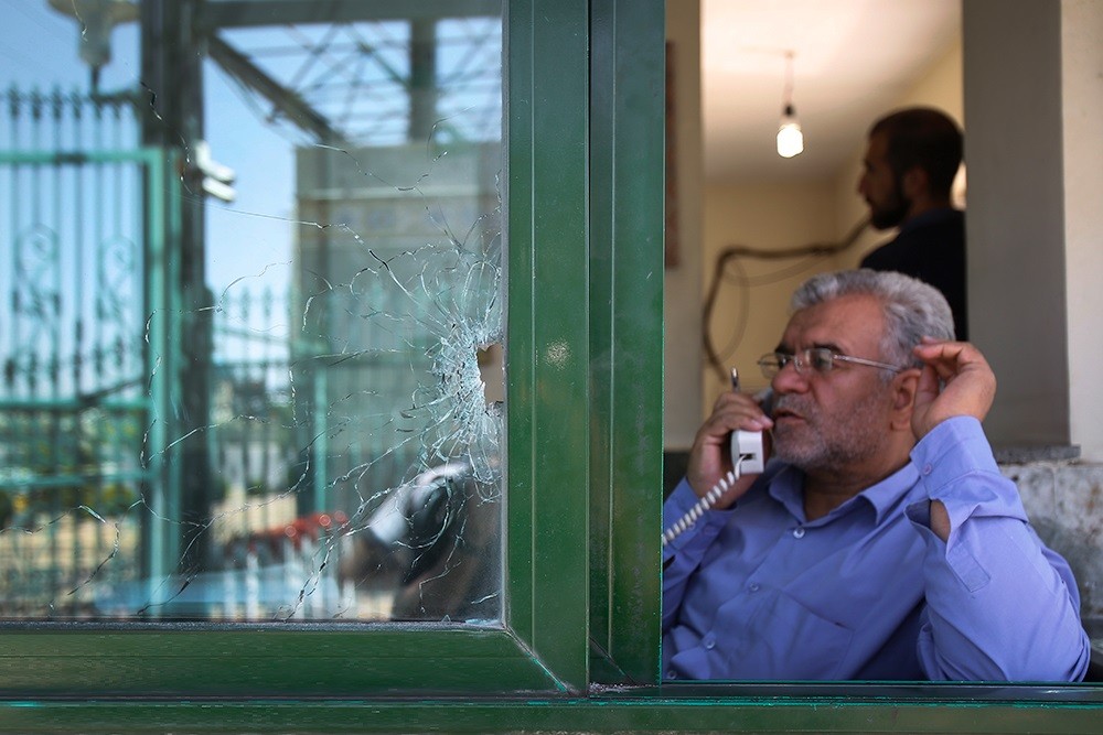 تصاویر : بازسازی حادثه تروریستی حرم امام (ره)