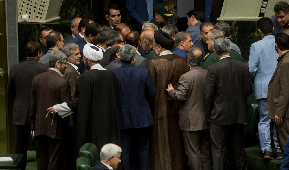 تصاویر : صحن علنی مجلس شورای اسلامی بعد از حادثه  ترور
