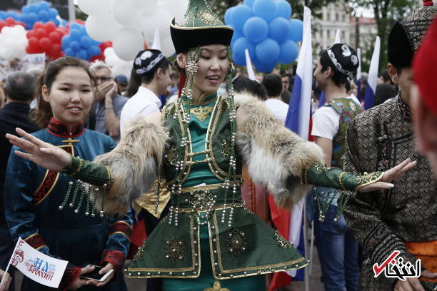 تصاویر : حاشیه‌های دیدنی از جشن روز ملی روسیه