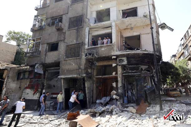 تصاویر : انفجار انتحاری در قلب دمشق