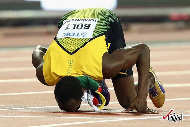 تصاویر : وداع تلخ یوسین بولت در آخرینرقابت دوی ۱۰۰ متر