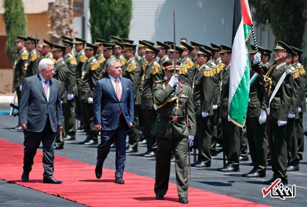 عکس/ استقبال گرم محمود عباس از پادشاه اردن
