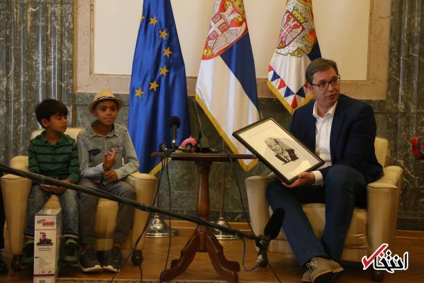 عکس/ رییس‌جمهور صربستان به پیکاسوی کوچک افغان پیشنهاد شهروندی داد