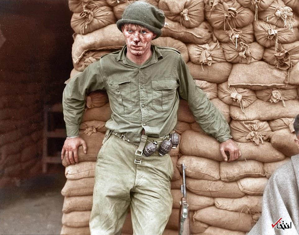 تصاویر رنگی از نظامیان آمریکایی در جنگ کره