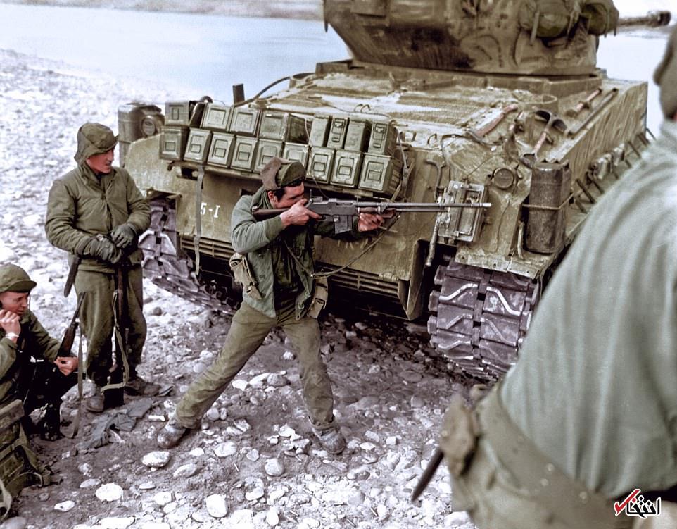 تصاویر رنگی از نظامیان آمریکایی در جنگ کره