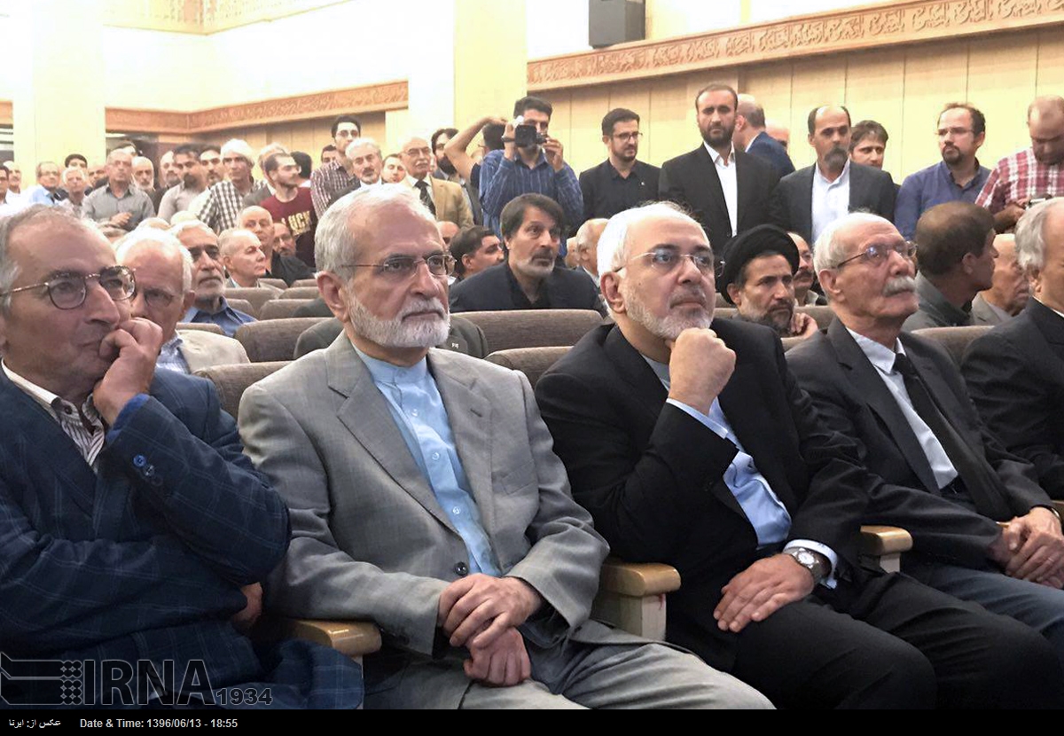 عکس / حضور محمد جواد ظریف در مراسم نکوداشت مرحوم ابراهیم یزدی